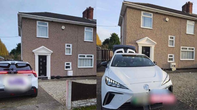 Nigerian man becomes a landlord and a car owner, three years after relocating to UK (IMAGES)