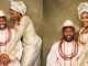 Olu of Warri and wife mark 10 years wedding anniversary with stúnning family portraits (IMAGES)