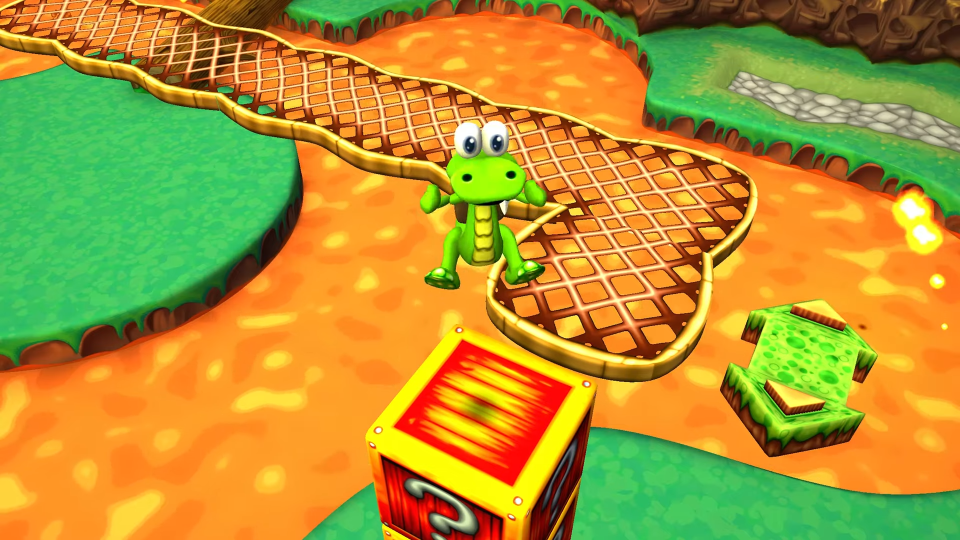 Alongside cute characters like PS1's Croc