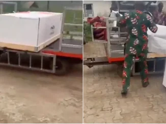 Lady mourns caring brother who returns from abroad in a coffin