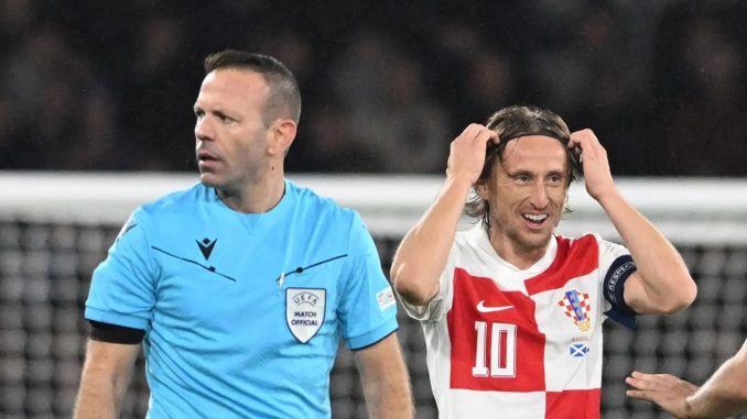 Raging Croatia icon Luka Modric says referee KILLED side's chances of a win vs Scotland