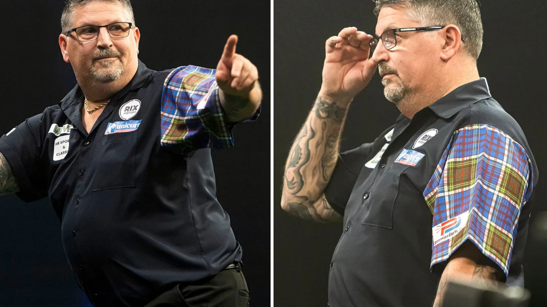 Gary Anderson thanks SPECSAVERS for saving Grand Slam of Darts campaign after emergency visit