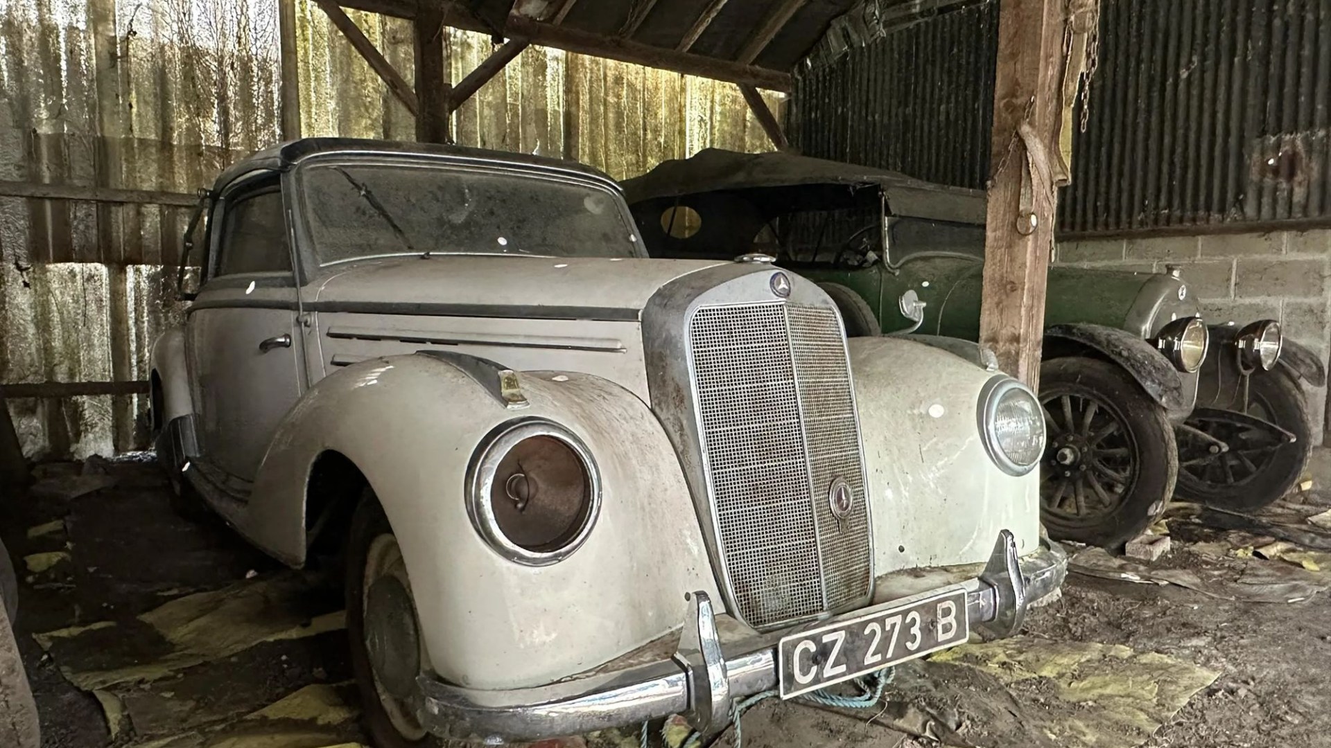 Rare vintage car that belonged to British Army spy & sat gathering dust for 40 YEARS sells in auction for £37k