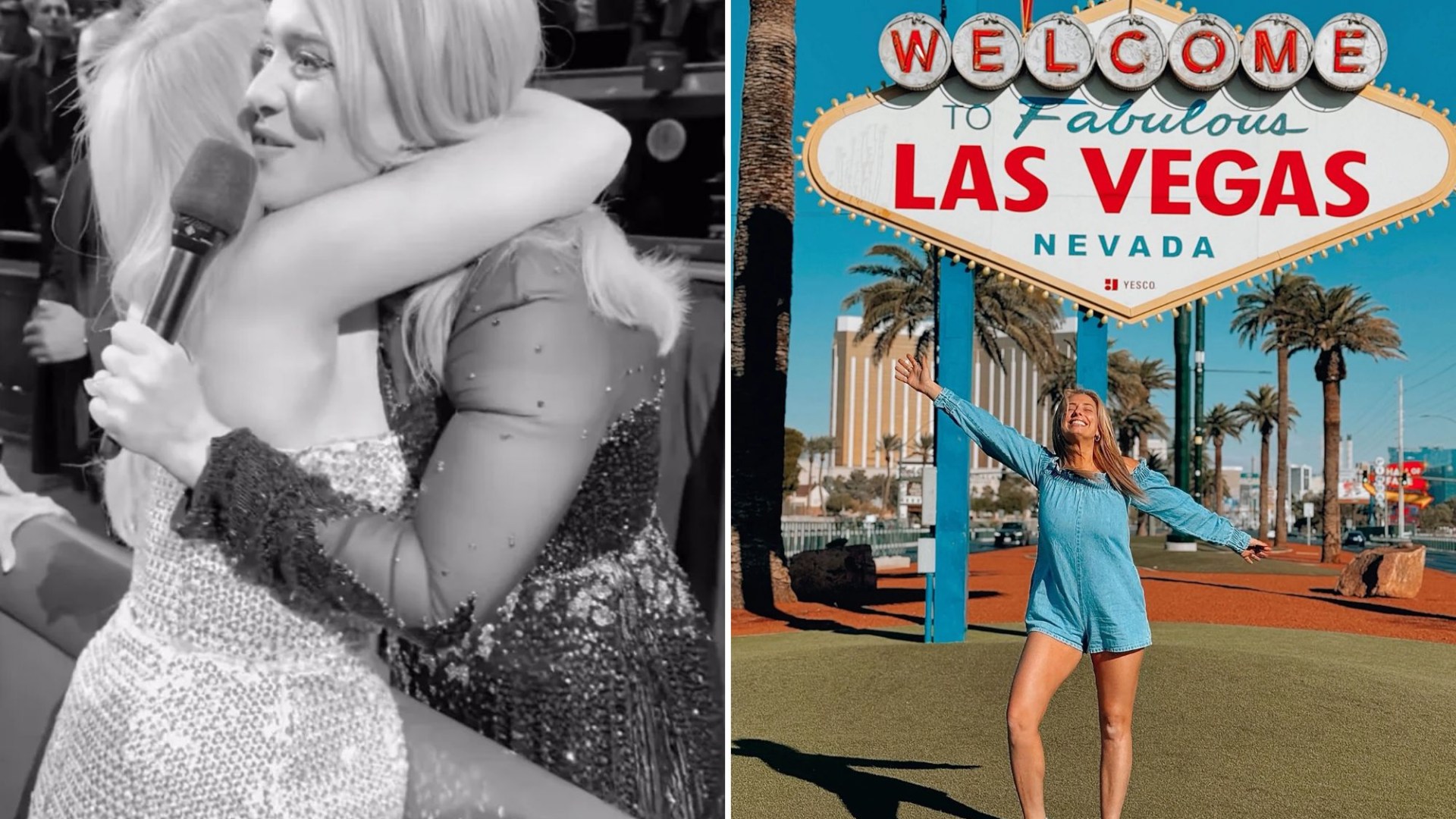 Stacey Solomon breaks down in tears as she meets her idol Adele on dream trip to Las Vegas