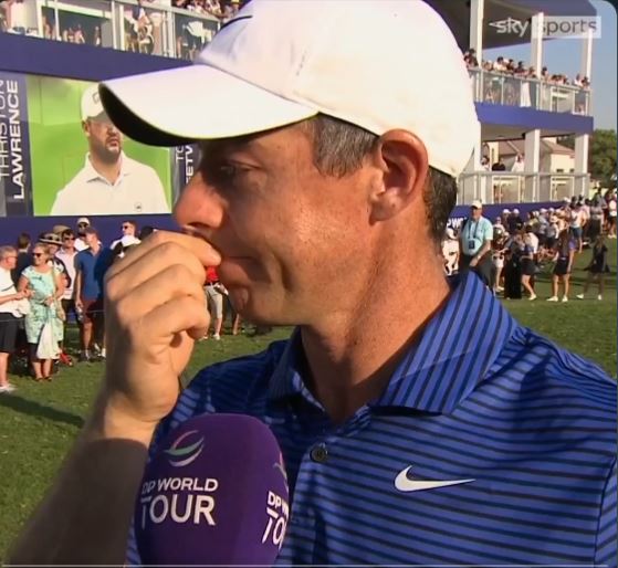 McIlroy, 35, teared up when Seve Ballesteros was mentioned