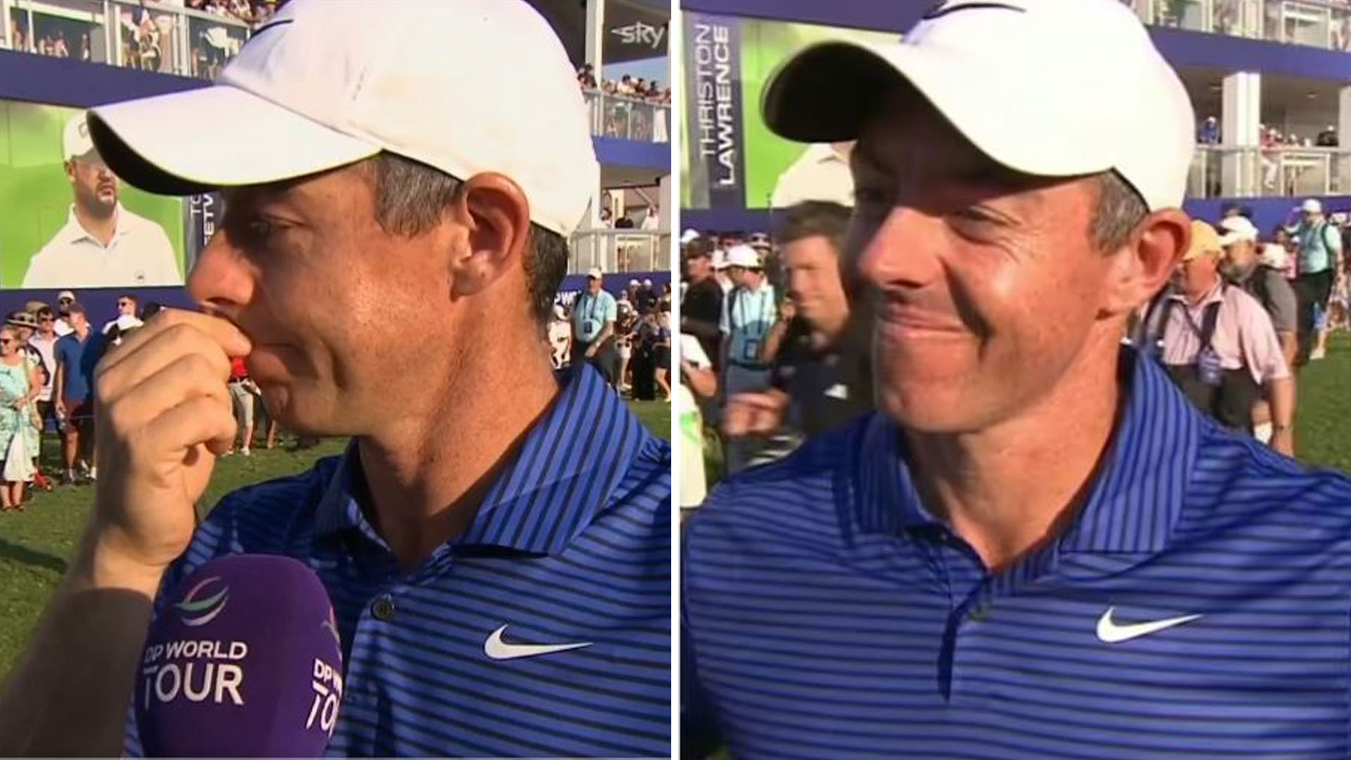 Rory McIlroy breaks down in tears after winning DP World Tour and equalling legendary Seve Ballesteros' golf record