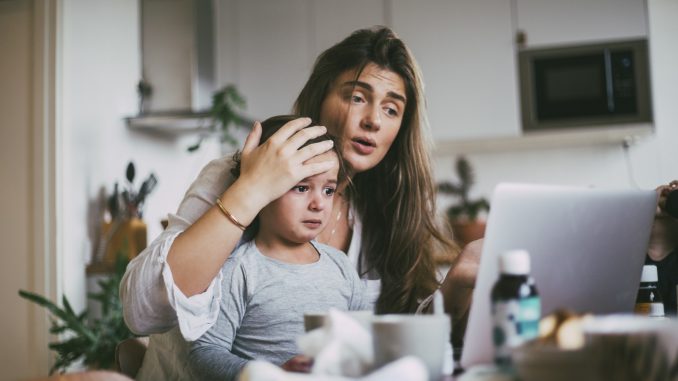 Working parents admit ‘pulling a sickie’ just to look after their poorly child