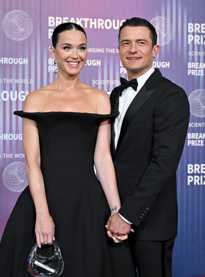 Katy and Orlando on the red carpet