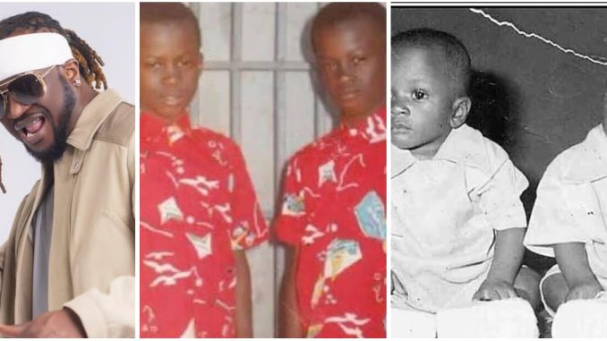 Peter Okoye celebrates twin brother, Paul with a trip down memory lane