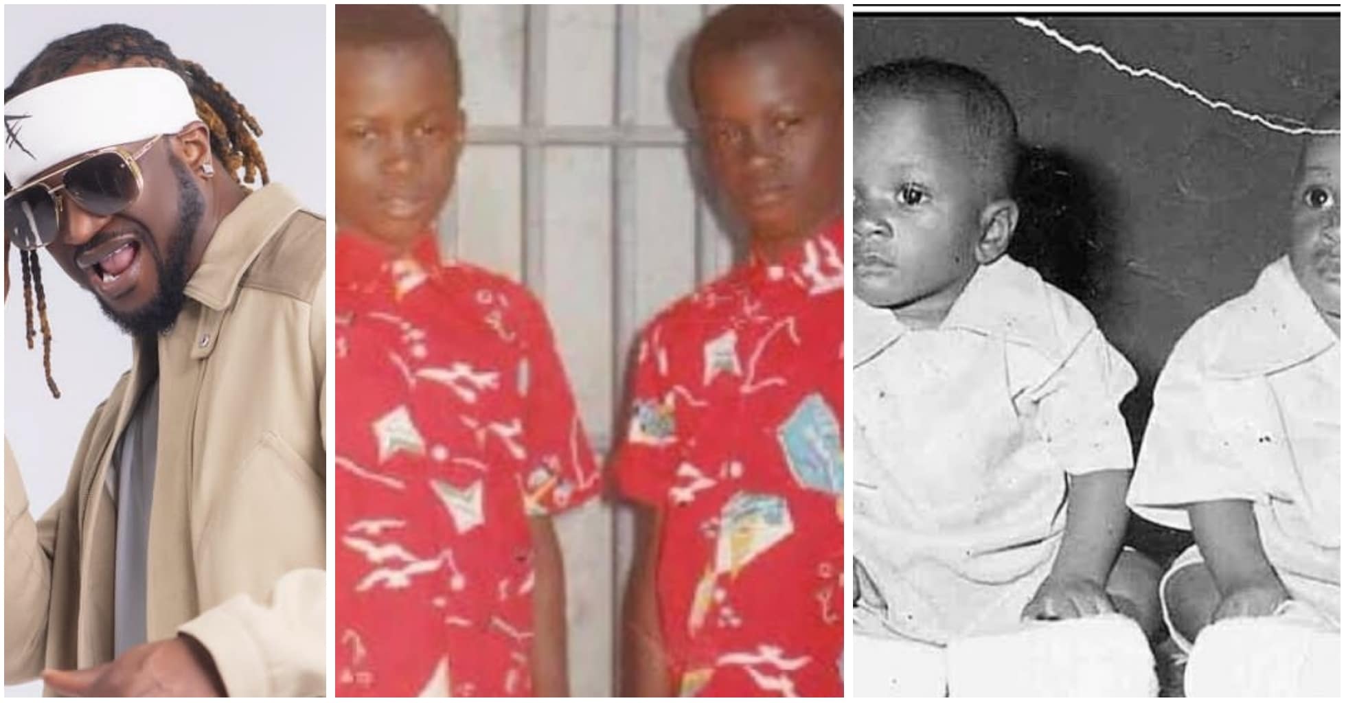 Peter Okoye celebrates twin brother, Paul with a trip down memory lane