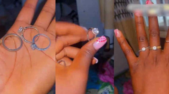 "Three engagement rings, zero traditional wedding" – Nigerian woman opens up about fa!led relationships despite conceiving children (VIDEO)