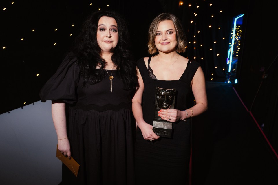 Ms Storrie was joined by Matilda Curtis as they collected the award for Best Writer Film/Television