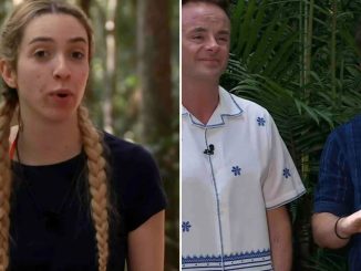 Watch furious GK Barry lose it at Ant and Dec as a HUGE spider crawls on her head in Vile Volcano trial