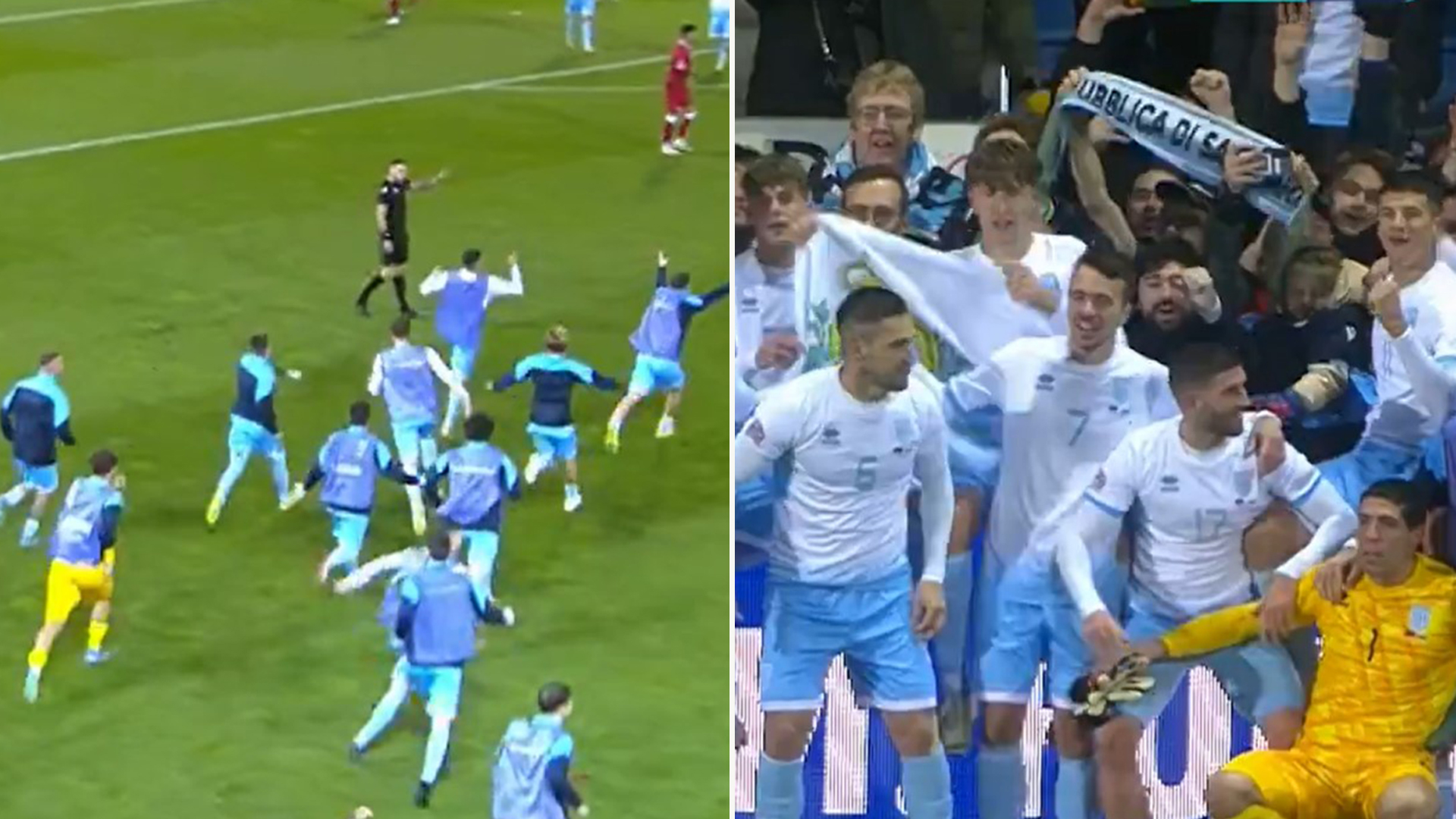 San Marino get first EVER away win and secure Nations League promotion with as many wins since September as West Ham