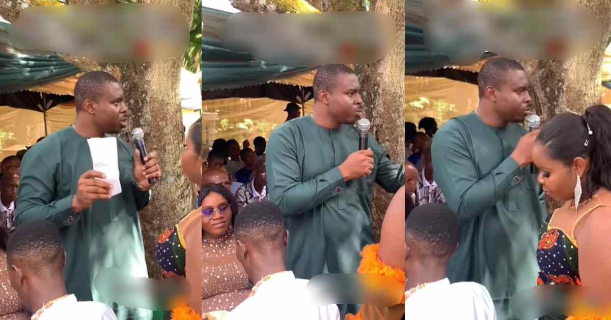 "We are not selling our daughter" – Bride's brother returns bride price, issues stern w@rning to in-laws (WATCH)