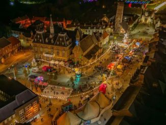 The English market town dubbed 'Christmas capital of the North' with ice rink, Ferris wheel and Santa's Grotto