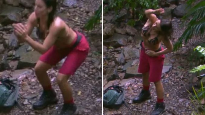 Coleen Rooney does squats in a bikini on I'm A Celeb as fit mum reveals her morning exercise routine