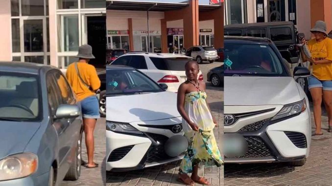 "she was once in their shoes" – Woman receives praise for patiently waiting for girls to finish photoshoot with her car (VIDEO)