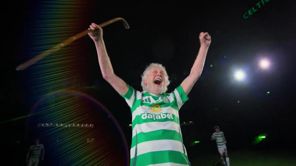 His wish of playing for Celtic came true - in his dream at least!