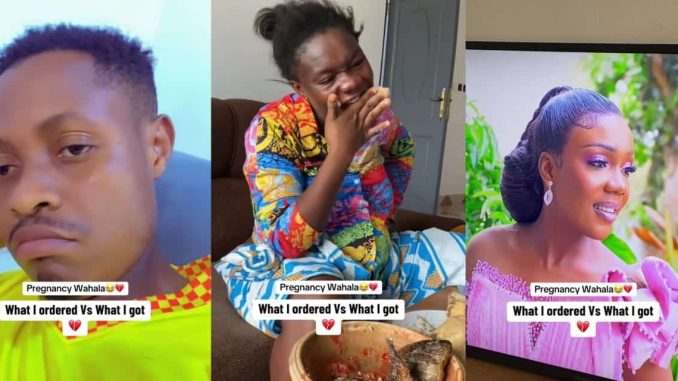 Husband alleges scam as he shares video of wife he ordered vs. what he got amid pregnancy cravings