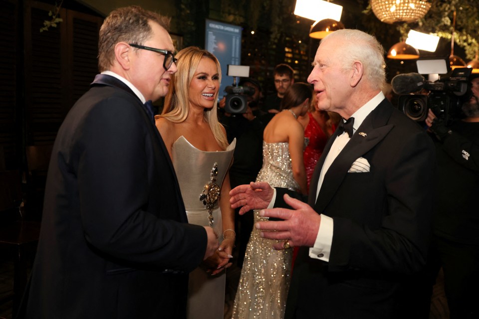 King Charles met Alan Carr after the Royal Variety Performance