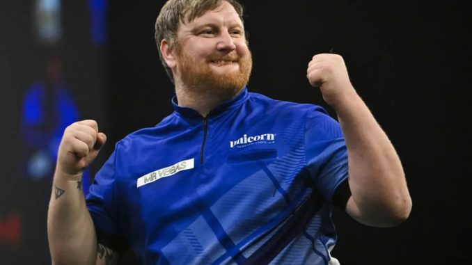 Fallon Sherrock's boyfriend Cameron Menzies TOLD OFF by darts rival mid-match as he says 'my intention is not to cheat'