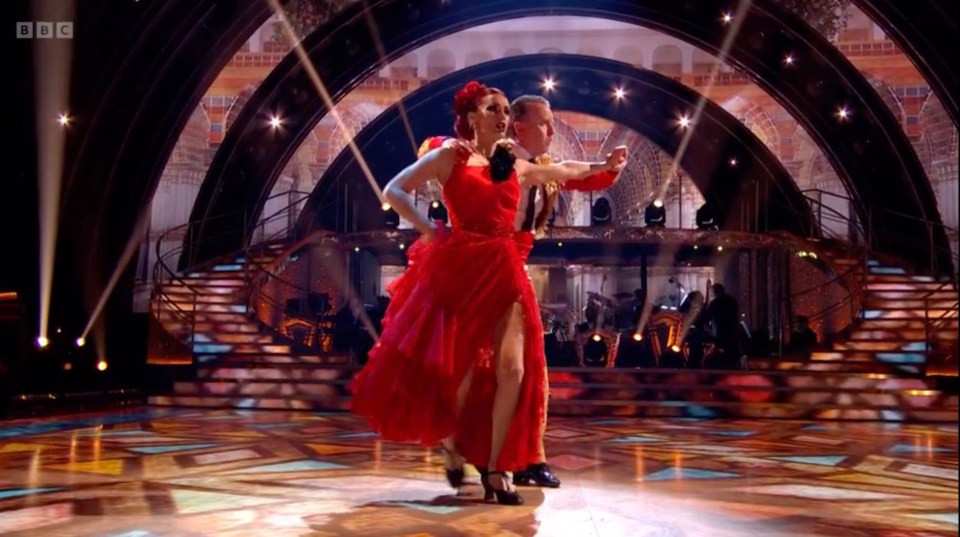 Dianne and Chris wowed with their paso doble performance