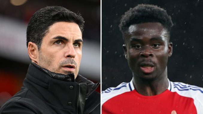 ‘We’ll send the MRI’ – Arteta hits back at Saka injury doubters as Arsenal star scores after missing England duty