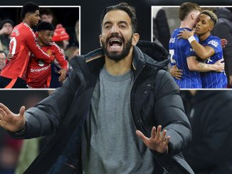 Ipswich 1 Man Utd 1: Ruben Amorim given rude awakening as Tractor Boys dominate after Hutchinson wondergoal