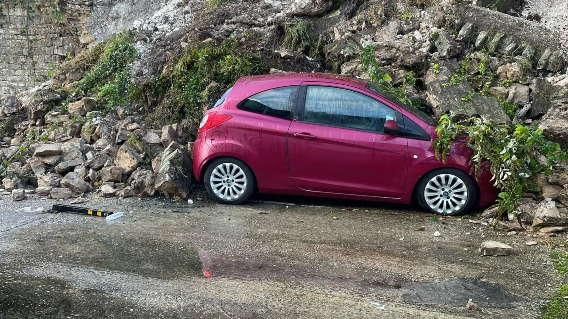 My car was CRUSHED by shoddy 13ft wall & now my home is worthless - it's council's fault but they're REFUSING to pay me