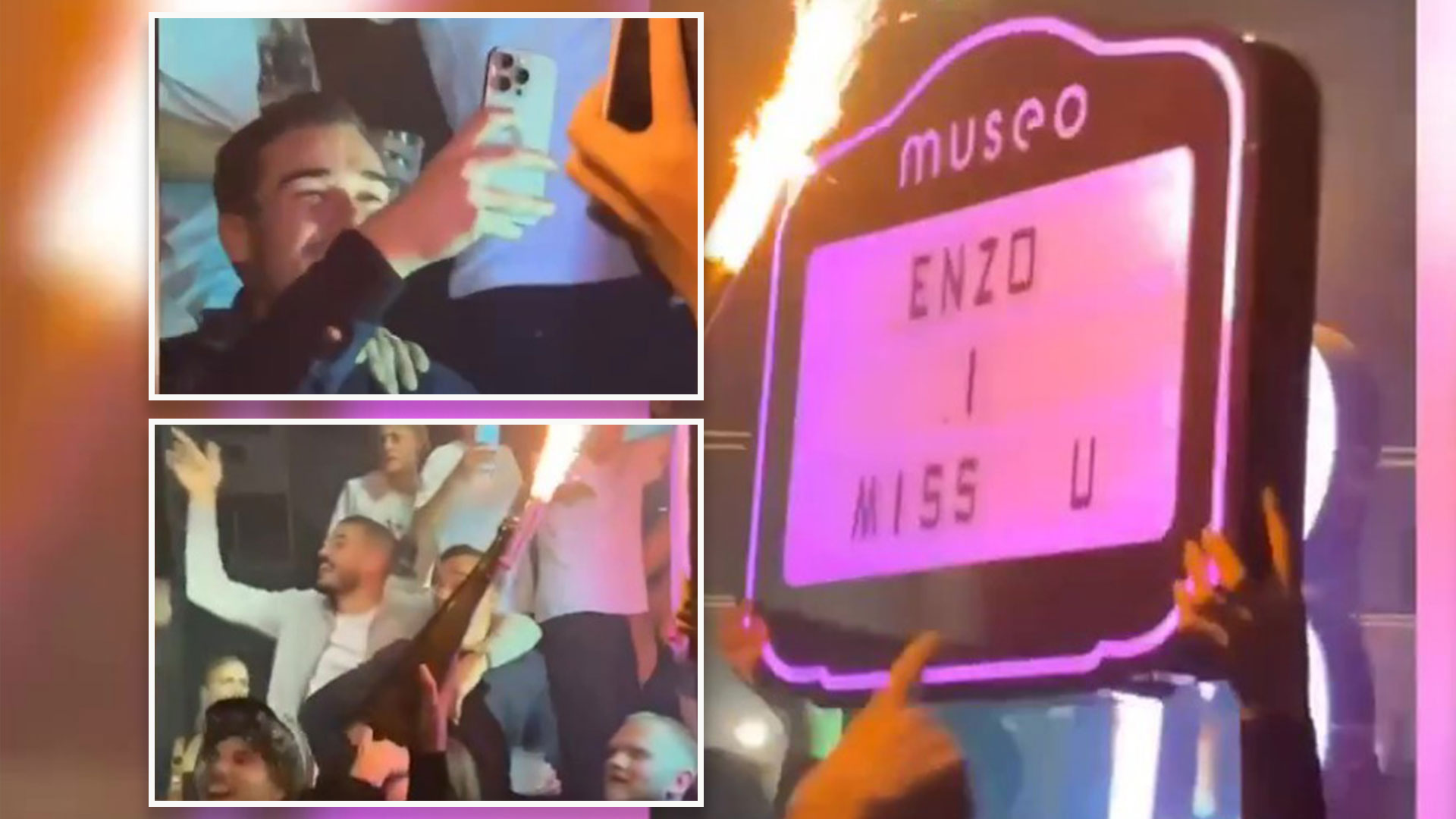 Leicester stars party in nightclub next to 'Enzo I miss you' sign hours after Chelsea loss on night before Cooper sacked