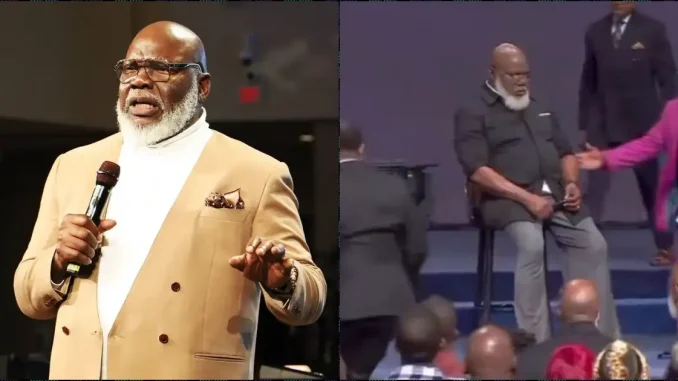 Moment Bishop T.D. Jakes suffers medical emergency during service