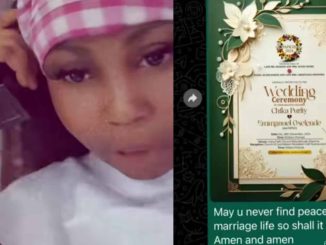 Lady lays curse on boyfriend as she finds out he's secretly planning to get married