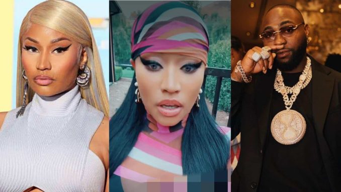 Reactions trail video of Nicki Minaj speaking pidgin to Davido