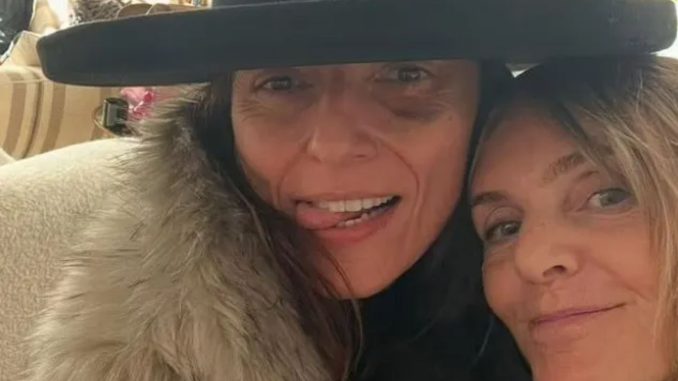 Davina McCall's best friends shares health update and shares snap as she visits her after major brain surgery