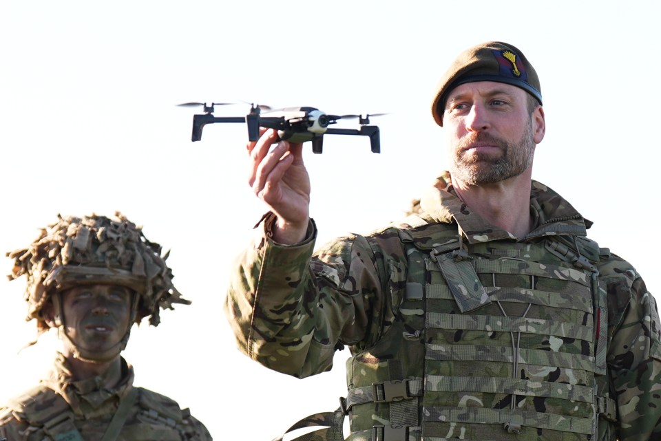 The Prince of Wales heard how they have been transitioning from ceremonial duty back to the Field Army