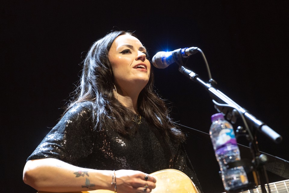 Amy Macdonald performing at The OVO Hydro