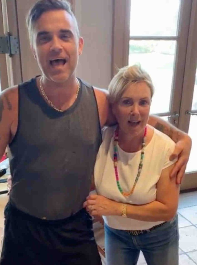 Now Robbie has revealed his mum Janet has been diagnosed with dementia