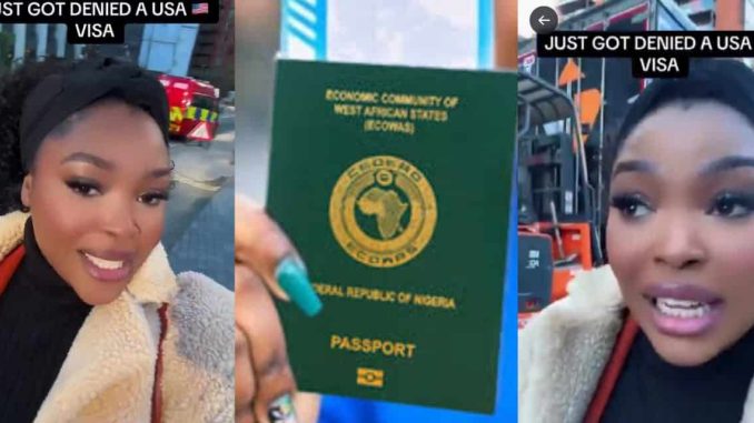 UK-based Nigerian woman laments after US visa denial over insufficient UK ties