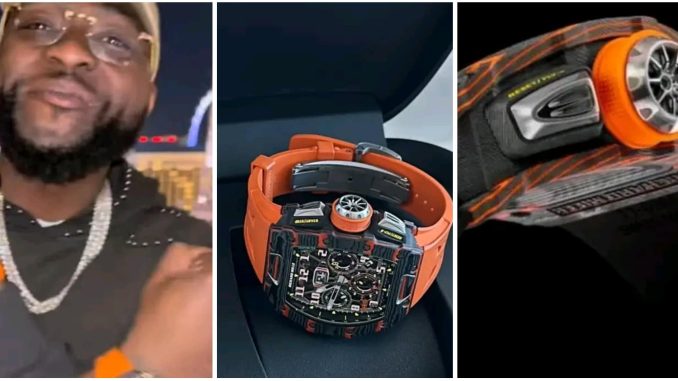 Davido splashes $500,000 on Richard Mille watch