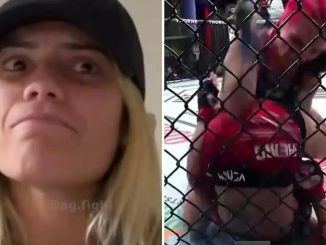 Female MMA fighter left unable to sit down after rival's 'disrespectful' act as gruesome footage of fight emerges