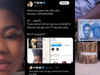 Drama as man exposes lady who blocked friend after receiving ₦50k t-fare