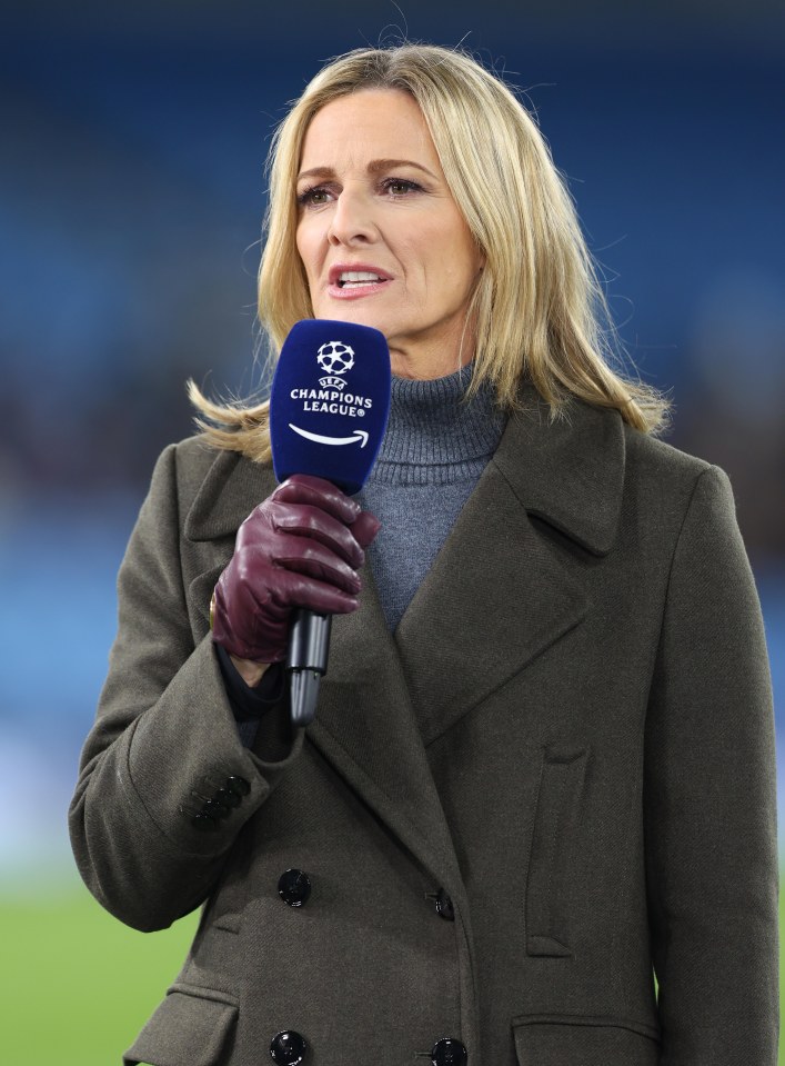 Gabby Logan was forced to apologise after Henning made a joke about it