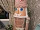 I didn’t want to spend hundreds on a nutcracker so made my own with plant pots & old pipes - B&Q freebies were great too