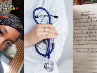 Lady weeps as she finds brother's diary, discovers his wish to be a doctor after mom's passing during childbirth