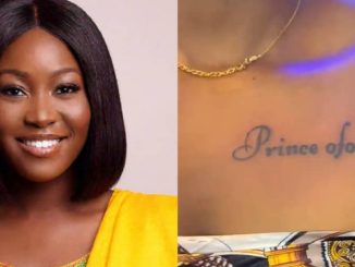 Lady gets permanent tattoo of boyfriend's name to prove loyalty