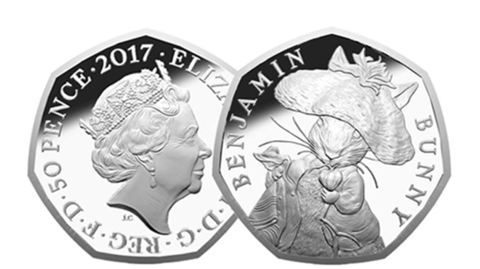 Rare Benjamin Bunny 50p error coin sells for 80 times face value on eBay - can you spot it?