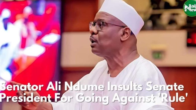 Tax Reform Bill: Senator Ndume Tackles Deputy Senate President For Going Against ‘Rules’