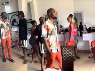 Drama ensúes as man seeks to reclaim shop he set up for ex-girlfriend after 2-year split (WATCH)