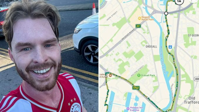 BBC presenter claims he was chased around Old Trafford by masked ultras after wearing the wrong club shirt on run